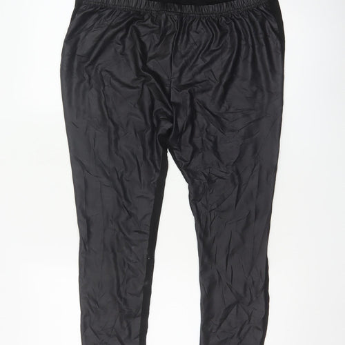 Scarlett & Jo Women Black Size 20 Leggings Polyester Blend Elastic Waist