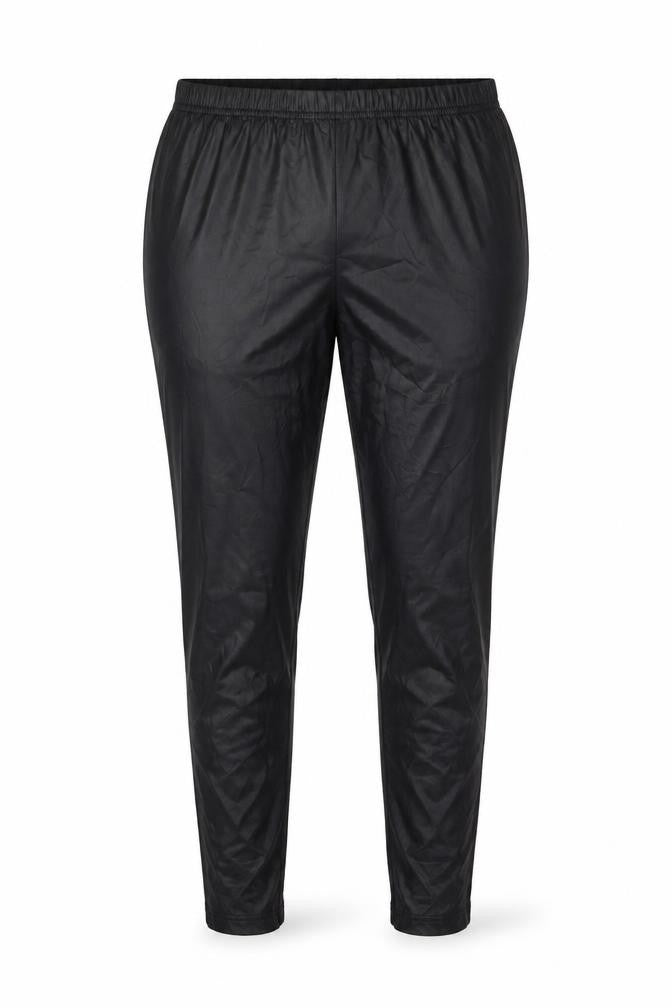 Front view of Scarlett & Jo Women Black, size 20, Leggings Polyester Blend Elastic Waist