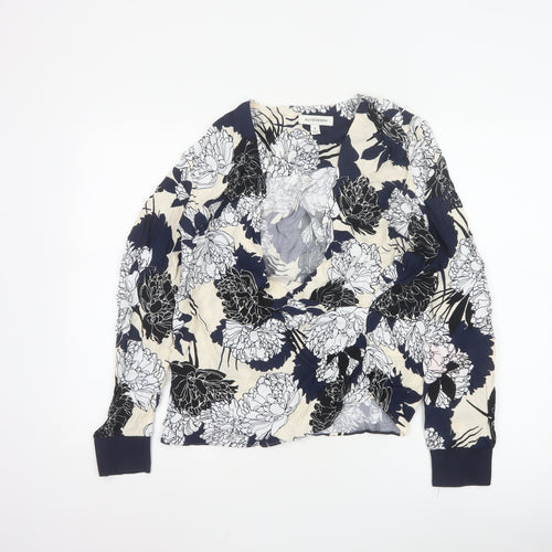Marks and Spencer Autograph Women's Floral Wrap Blouse Size 8