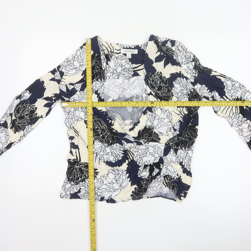Marks and Spencer Autograph Women's Floral Wrap Blouse Size 8