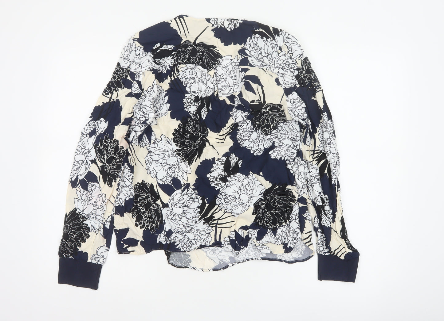 Marks and Spencer Autograph Women's Floral Wrap Blouse Size 8