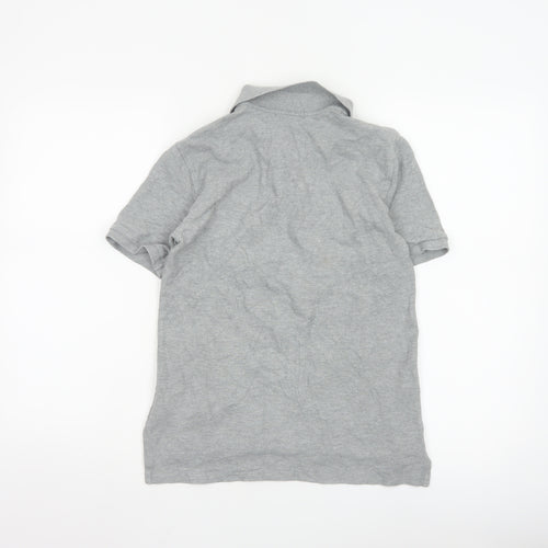 Ralph Lauren Teens Grey Cotton Polo Shirt Size 10-12 Classic Fit