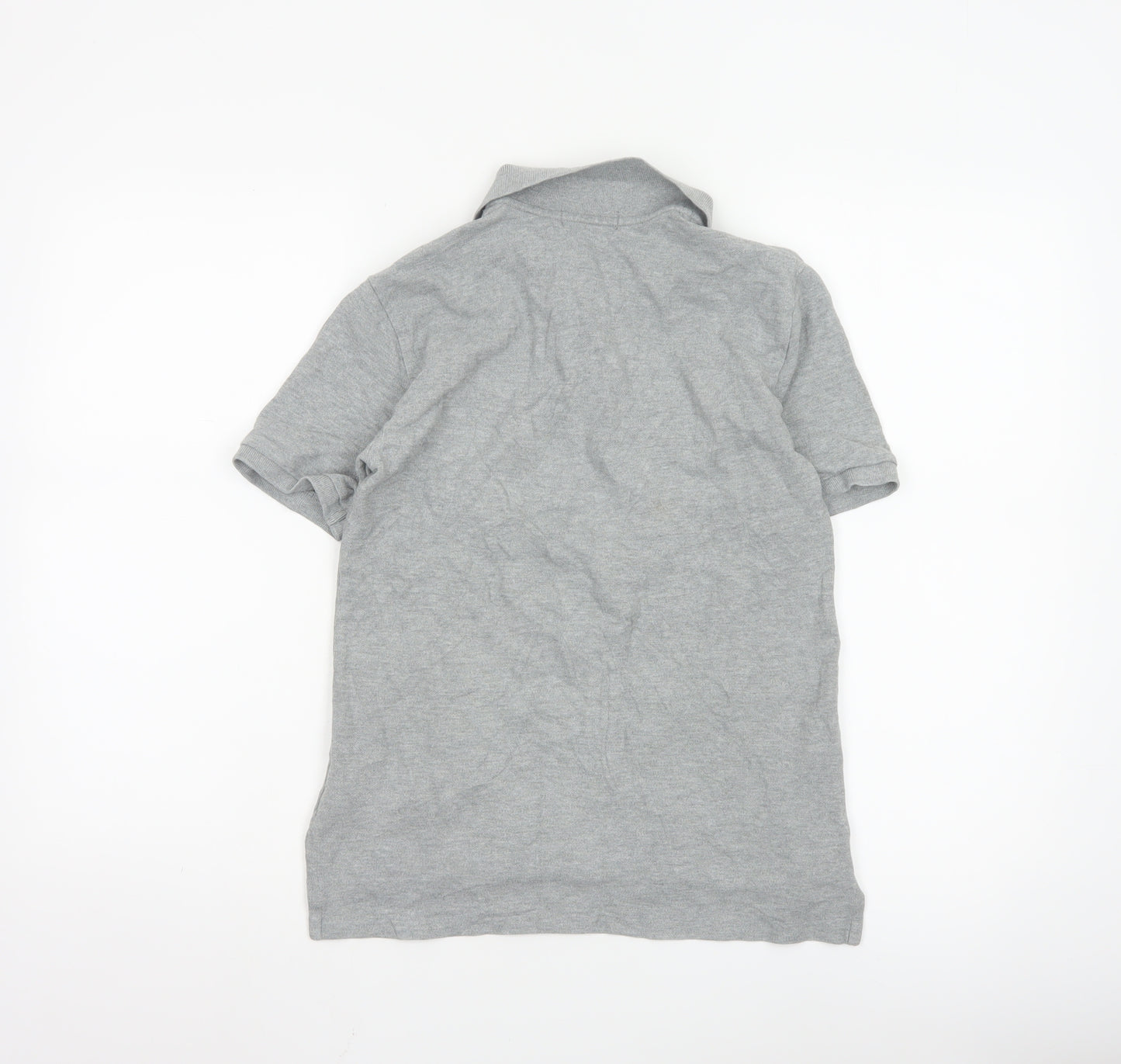 Ralph Lauren Teens Grey Cotton Polo Shirt Size 10-12 Classic Fit