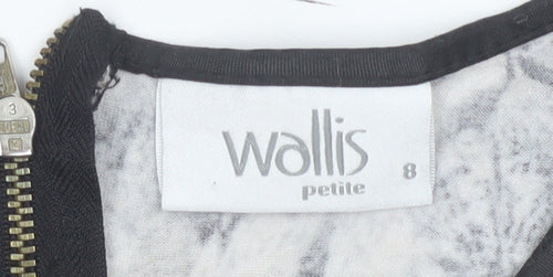 Wallis Petite Women’s Multicoloured Peplum Sleeveless Blouse Size 8