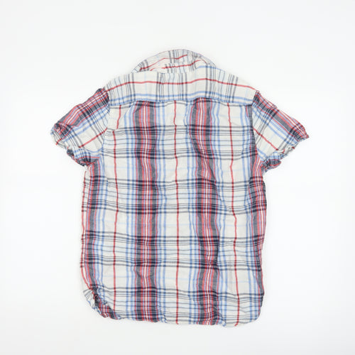 Levi's Womens Multicoloured Plaid Cotton Button-Up Shirt Size S