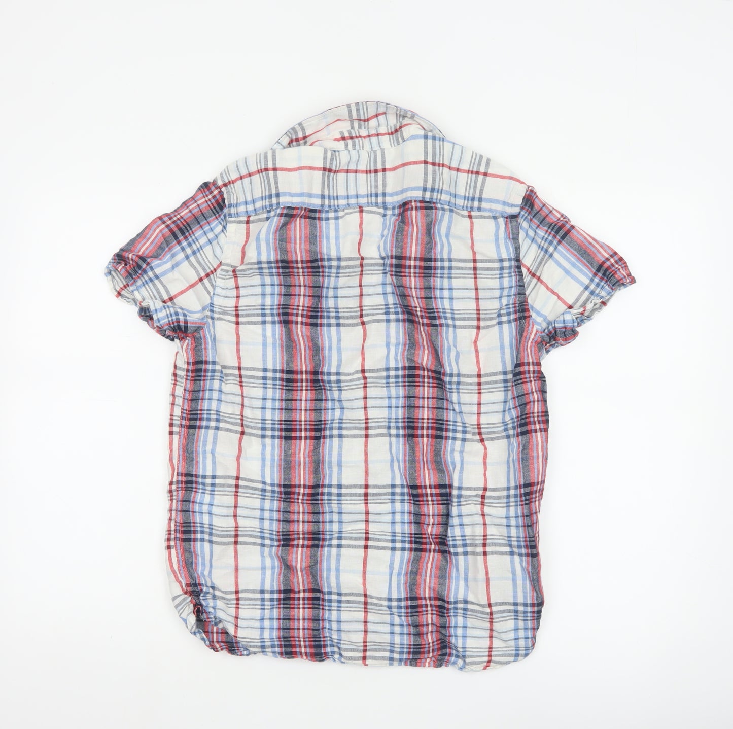 Levi's Womens Multicoloured Plaid Cotton Button-Up Shirt Size S