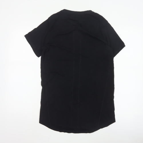 Religion London Men's Black Graphic Print Cotton T-Shirt Size S