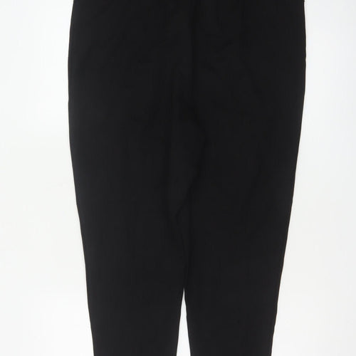 Marks and Spencer Womens Black Size 22 High Rise Stretch Tapered Trousers