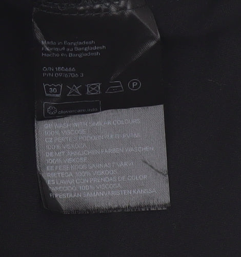 H&M Mama Black Button-Up Maternity Shirt Women’s S
