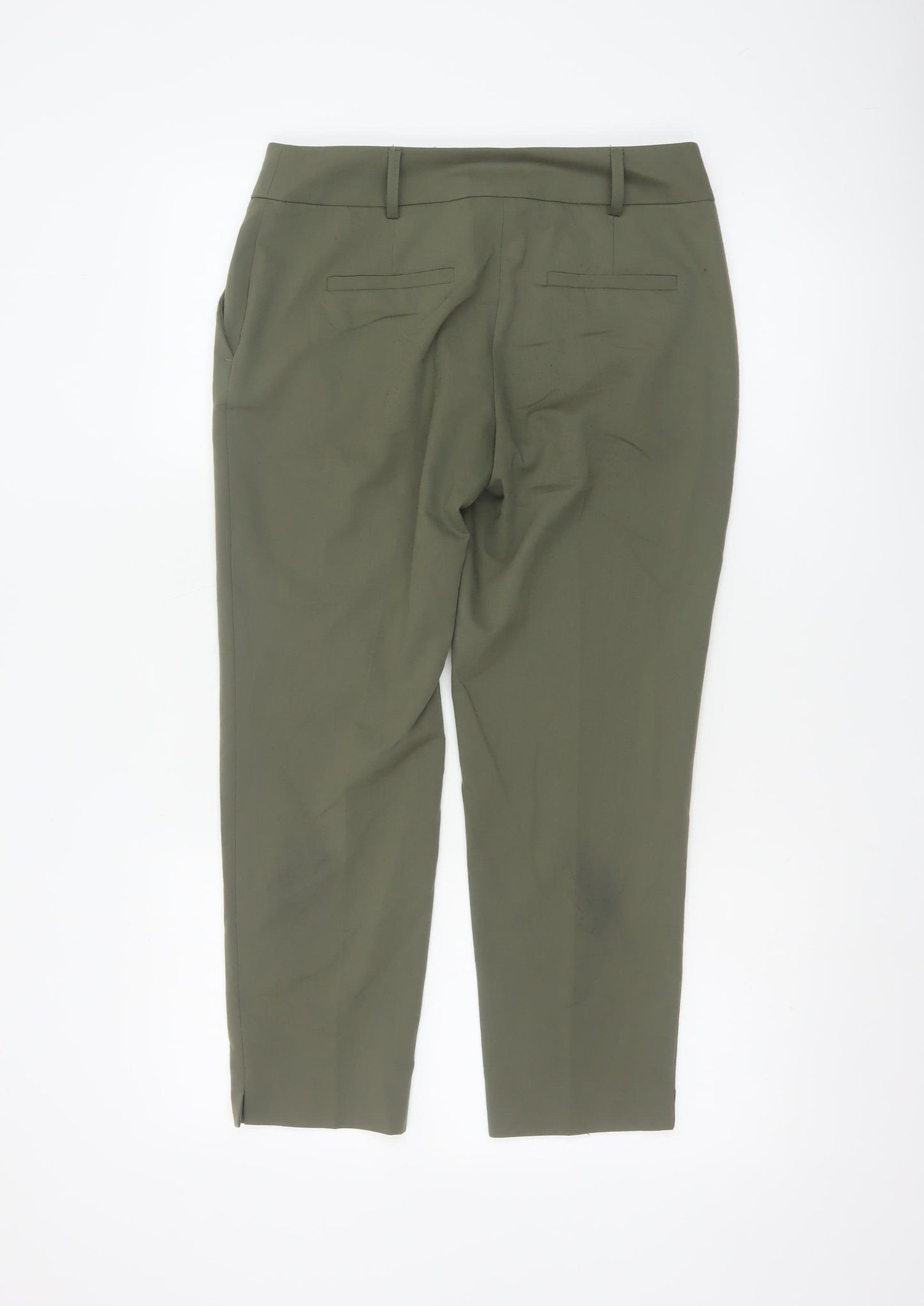Dorothy Perkins Women’s Green Tapered Trousers Size 8 Polyester Blend