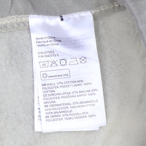 H&M Men’s Beige Relaxed Fit Sweat Shorts L Cotton Blend