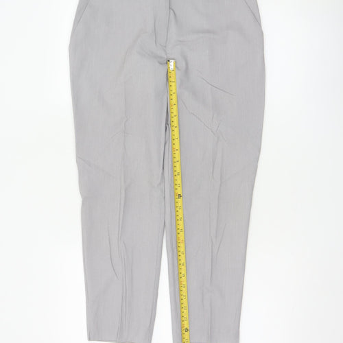 Dorothy Perkins Women Grey Slim Fit Dress Pants Size 8