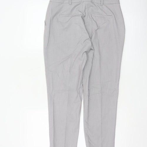 Dorothy Perkins Women Grey Slim Fit Dress Pants Size 8