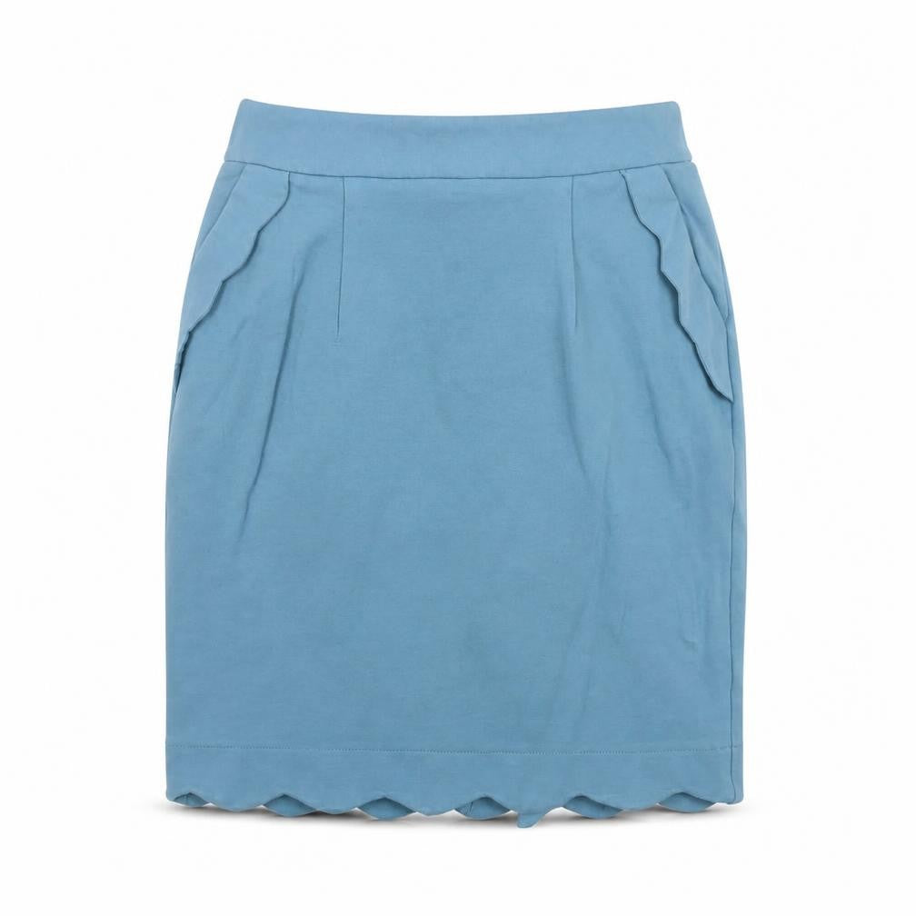 Darling Women’s Blue Knee Length Pencil Skirt Size S Viscose Blend