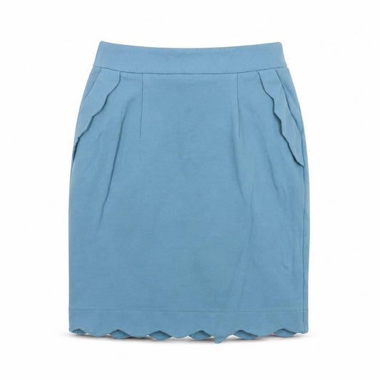 Darling Women’s Blue Knee Length Pencil Skirt Size S Viscose Blend