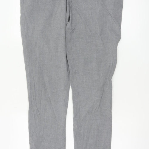 ASOS DESIGN Men's Grey Slim Fit Trousers Size L 34W 34L