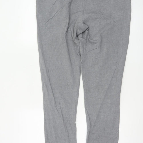 ASOS DESIGN Men's Grey Slim Fit Trousers Size L 34W 34L