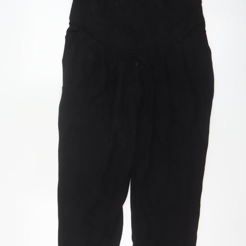 H&M MAMA Women's Black Maternity Jersey Stretch Trousers Size S