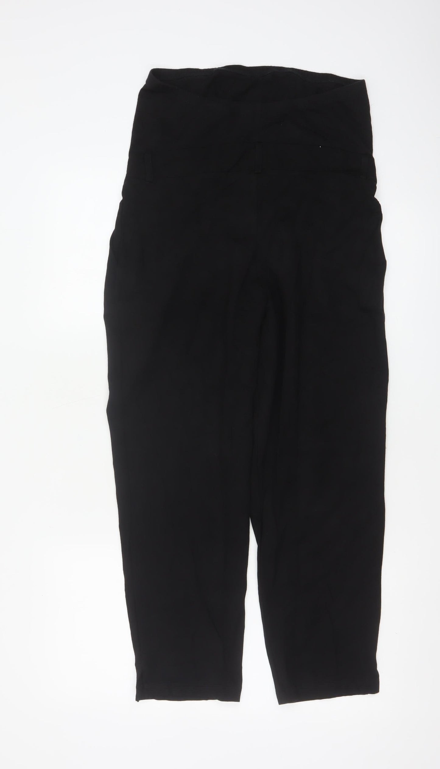 H&M MAMA Women's Black Maternity Jersey Stretch Trousers Size S