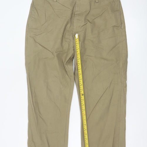 Banana Republic Men's Beige Chino Trousers 34x34 Regular Fit