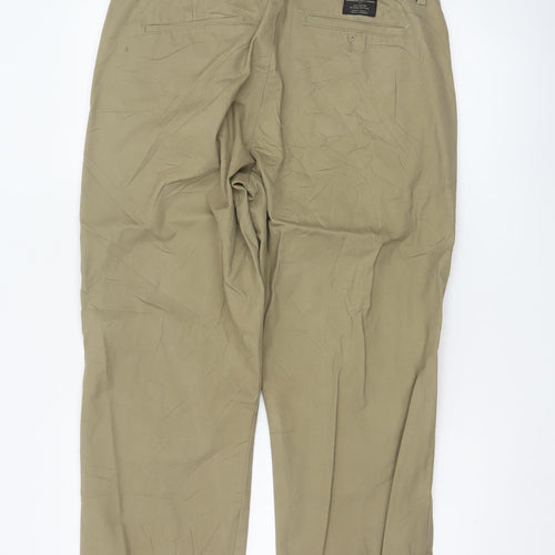 Banana Republic Men's Beige Chino Trousers 34x34 Regular Fit
