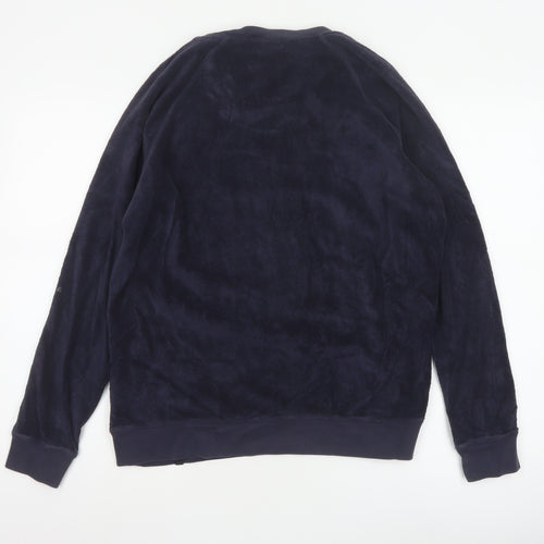 Finisterre Womens Navy Size 14 Pullover Sweatshirt Cotton Blend