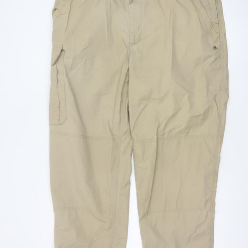 Craghoppers Men's Beige Cargo Trousers 38in S Polyester Cotton
