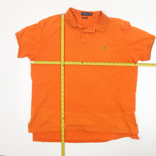 Ralph Lauren Men’s Orange 2XL Custom Fit Polo Shirt