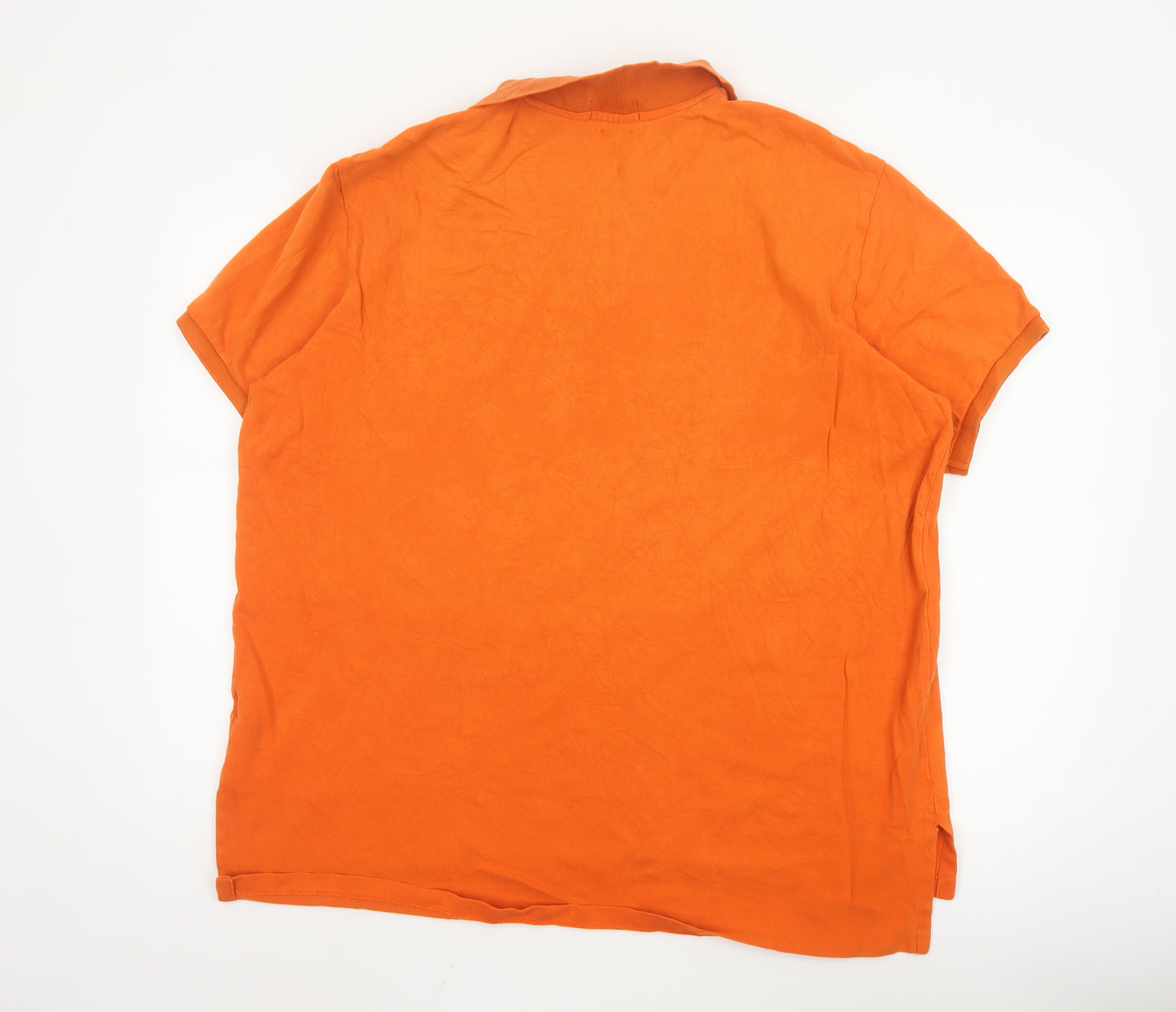 Ralph Lauren Men’s Orange 2XL Custom Fit Polo Shirt