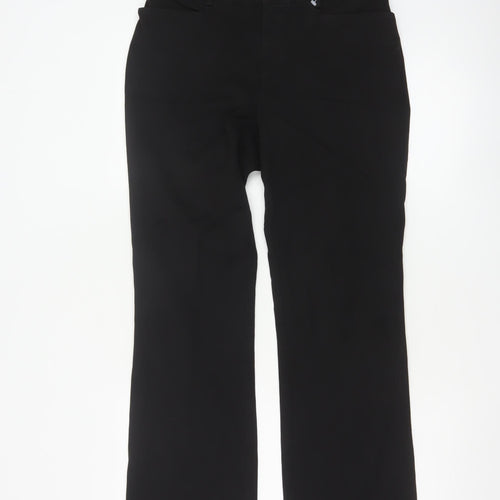 GAP Women’s Black Bootcut Trousers Size 10 Regular Stretch Workwear