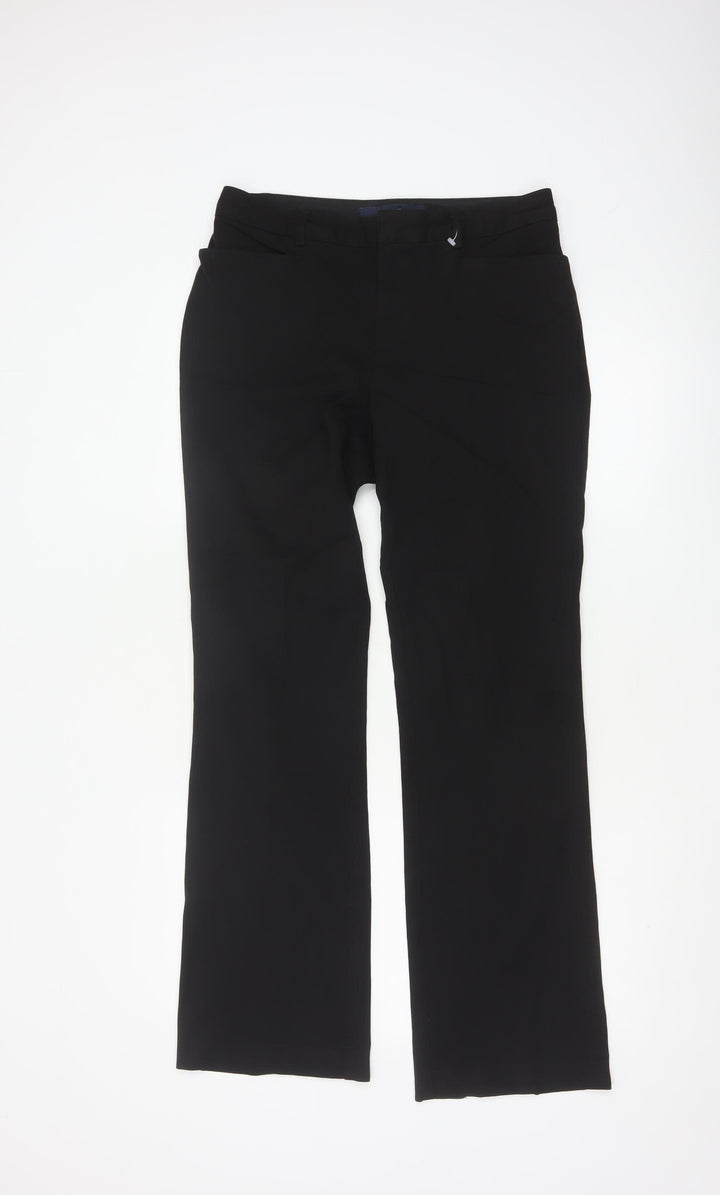 GAP Women’s Black Bootcut Trousers Size 10 Regular Stretch Workwear