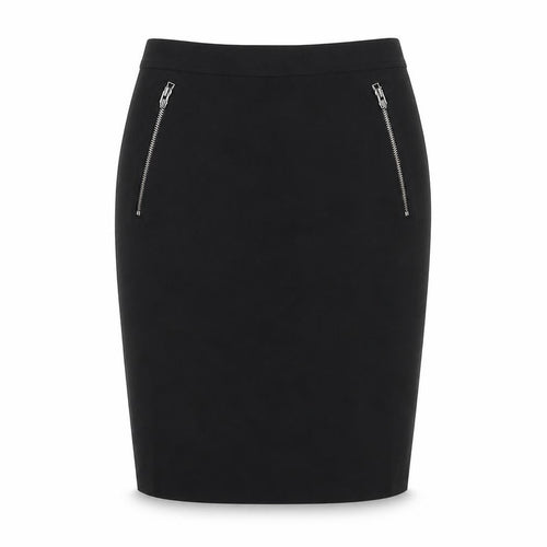 DKNY Womens Black Knee Length Pencil Skirt Size 6 Stretch
