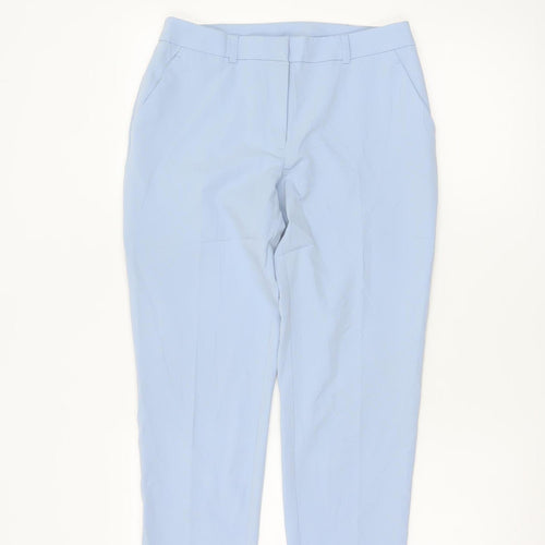 Dorothy Perkins Women’s Blue Petite Cropped Slim Trousers Size 6