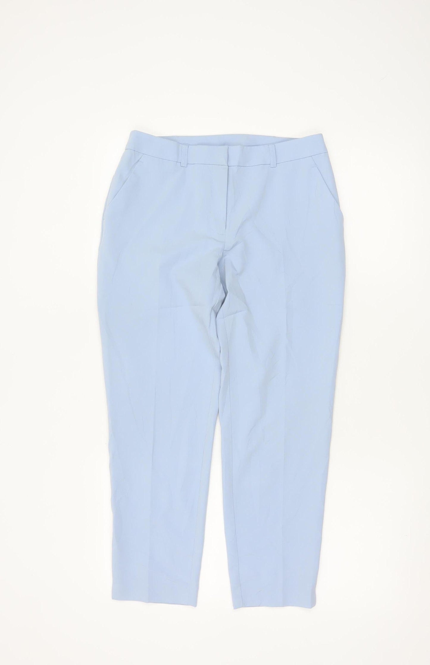Dorothy Perkins Women’s Blue Petite Cropped Slim Trousers Size 6