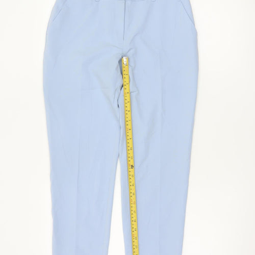 Dorothy Perkins Women’s Blue Petite Cropped Slim Trousers Size 6