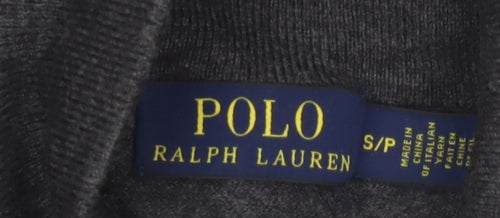 Polo Ralph Lauren Women’s Grey Merino Wool Henley Jumper Size S