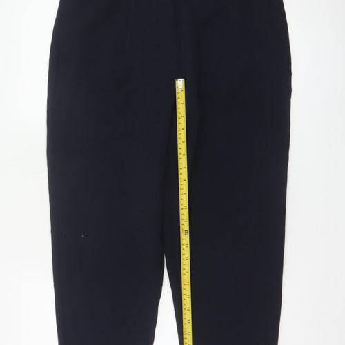 Marks and Spencer Women’s Black Trousers Size 14 Regular Polyester Blend