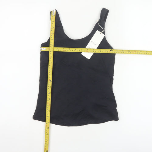 OYSHO Women’s Black Stretch Tank Top Size S Basic Jersey