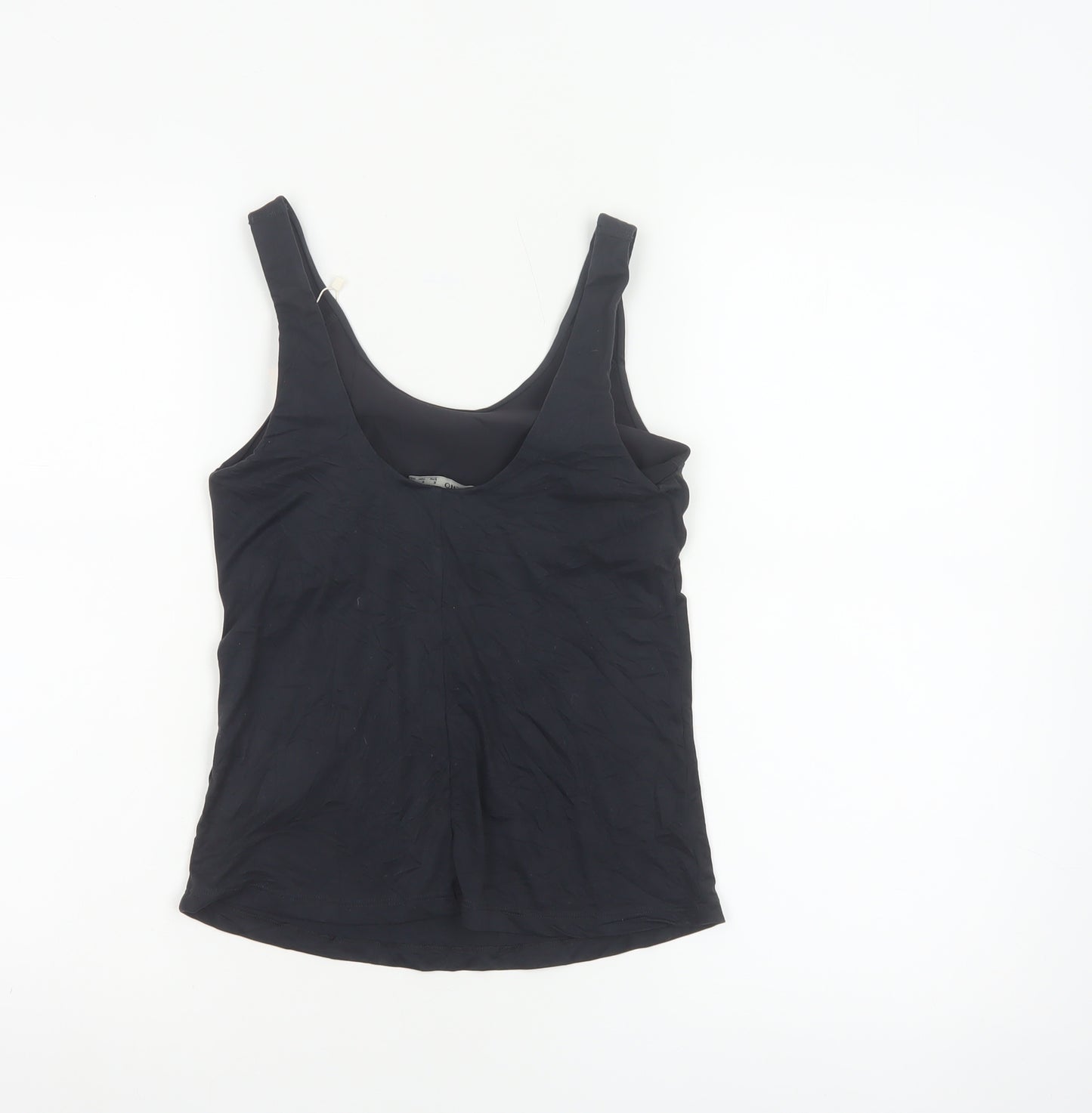 OYSHO Women’s Black Stretch Tank Top Size S Basic Jersey