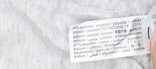 Bershka Women’s Grey Strapless Bodycon Knee Length Dress Size S