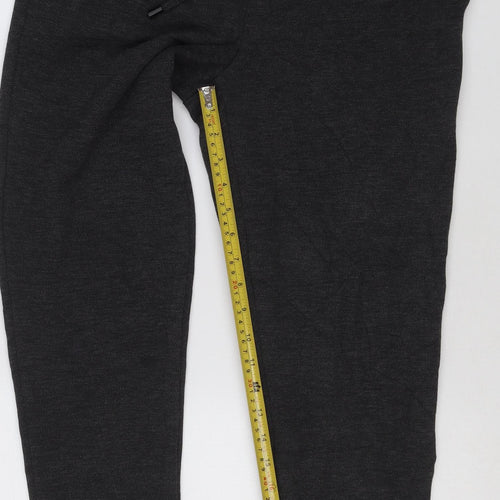 ZARA Women’s Black Cotton Blend Jogger Trousers Size S