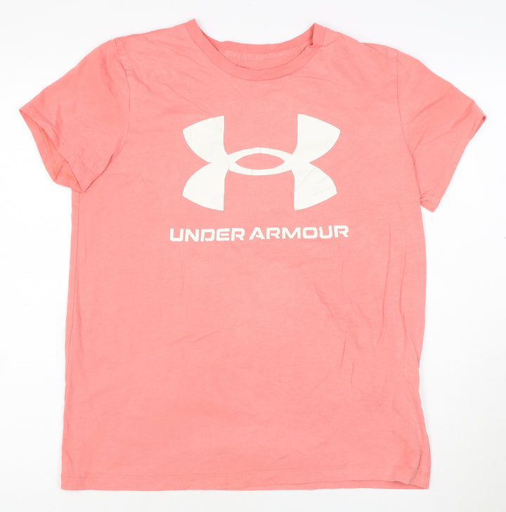Under Armour Womens Pink Short Sleeve Classic T-Shirt L