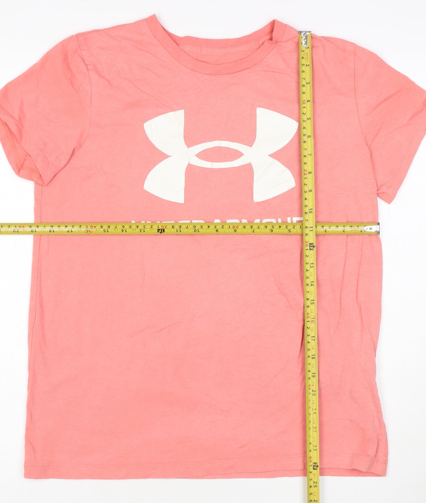 Under Armour Womens Pink Short Sleeve Classic T-Shirt L