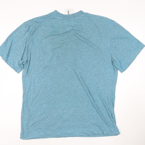 Collusion Men's Blue Crew Neck XL Short Sleeve T-Shirt