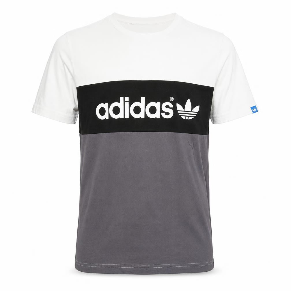 Adidas Men's Multicoloured Cotton Crew Neck Regular Fit T-Shirt M