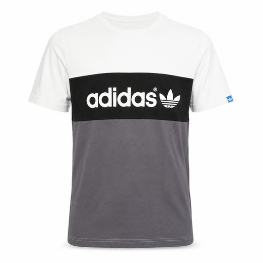 Adidas Men's Multicoloured Cotton Crew Neck Regular Fit T-Shirt M