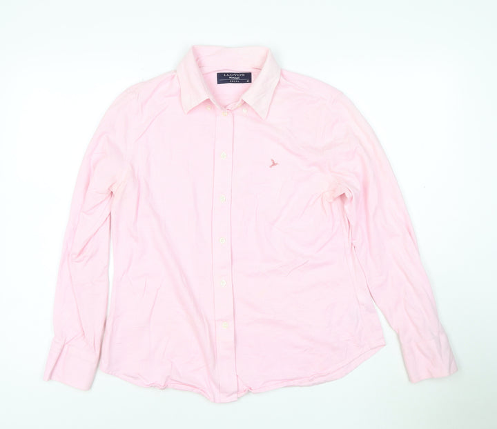 LLOYD'S El Corte Inglés Men's Pink Cotton Long Sleeve Shirt Size 42