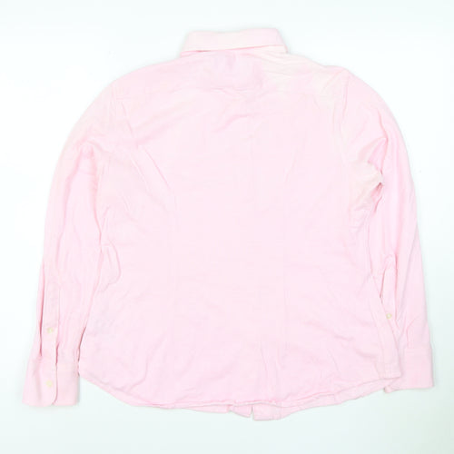 LLOYD'S El Corte Inglés Men's Pink Cotton Long Sleeve Shirt Size 42