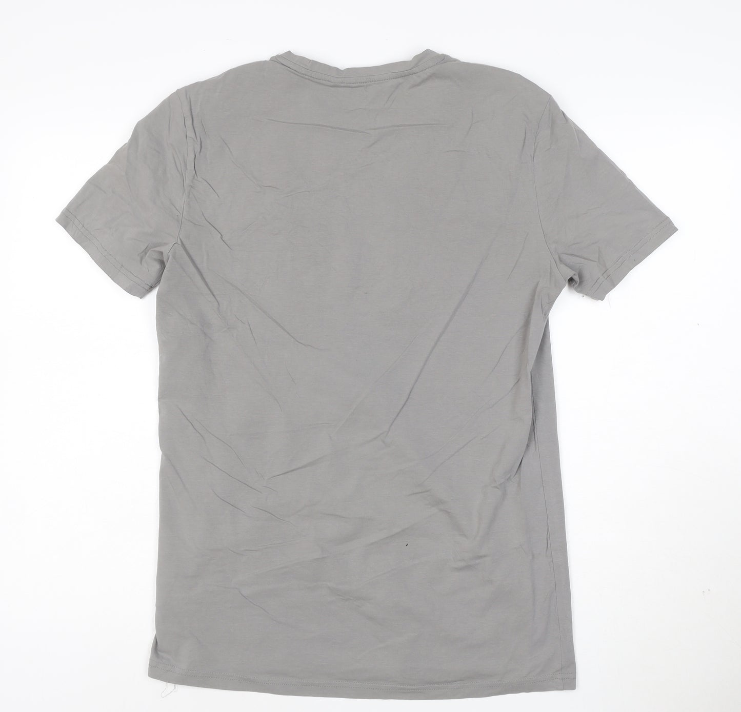 Antony Morato Men's Grey Slim Fit Crew Neck T-Shirt L