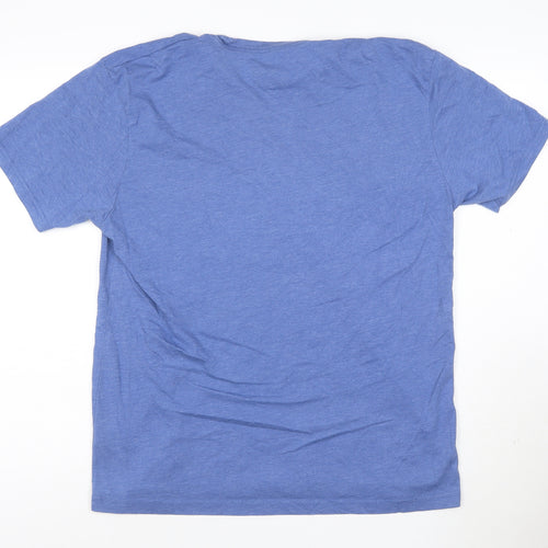 Marvel Men’s Blue Spider-Man Graphic T-Shirt Size M Regular Fit